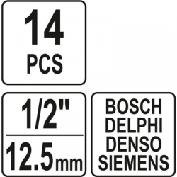 Ściągacze wtryskiwaczy Bosch Delphi Denso Siemens-102500