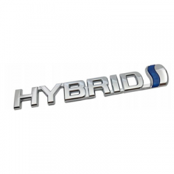Emblemat napis logo HYBRID 15.3x2cm Toyota -115258