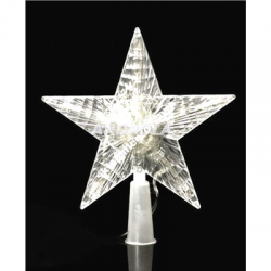 Lampki choinkowe gwiazda szczyt choinki LED 17cm-26919