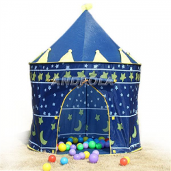Namiot zamek do zabawy niebieski Fi105 H135cm-31810