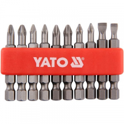 Końcówki wkrętakowe 50mm mix 10szt Yato YT-0483 -35316