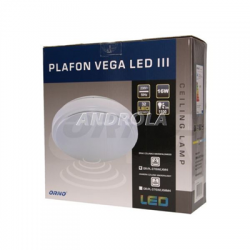 Plafon VEGA LED 3 16W PMMA mleczne Orno-37558