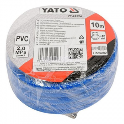 Wąż pneumatyczny zbrojony PVC 10mm x10m Yato-46562