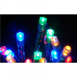 Lampki choinkowe LED 20 kolorowe 1,8m bateryjne-48429