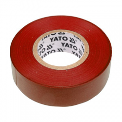 Taśma izolacyjna 19mmx20m czerwona YATO YT-8166-49120