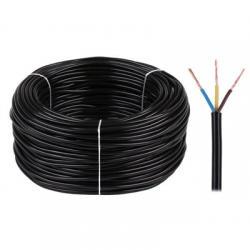 Kabel elektryczny OMY 3x1 300/300V czarny 100m-53650