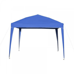 Pawilon namiot ogrodowy 3x3m 4 ścianki niebieski-59856