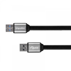 Kabel USB 3.0 wtyk - wtyk płaski 1m Kruger Matz-63533