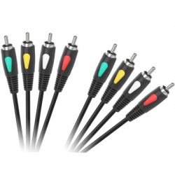 Kabel 4RCA-4RCA chinch 1.0m Cabletech Eco-Line-63920