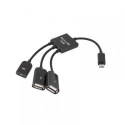 KABEL HUB MICRO USB - 2 USB + 1 MICRO-65938