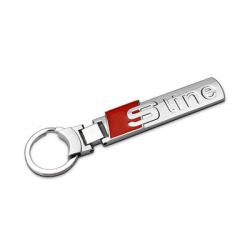Brelok do kluczy Audi Sline S-line metalowy chrom -66305