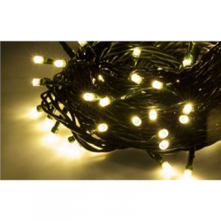 Lampki choinkowe 100 LED 10m białe ciepłe-79410