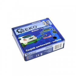 Czujnik parkowania cofania Buzzer 4 sensory Geko-82084