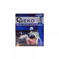 Pompka podciśnieniowa ręczna -1-0 Bar Geko-82506