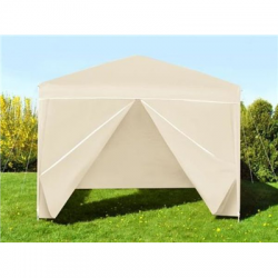 Pawilon namiot ogrodowy 3x3m 4 ścianki beżowy-88325