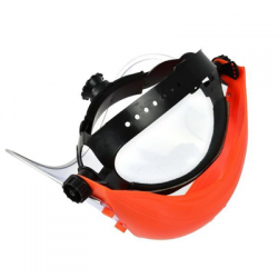 Maska ochronna BHP z osłoną PCV do kos pił Geko-92394