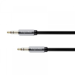 Kabel wtyk - wtyk prosty jack 3.5 stereo 1m Kruger-94996
