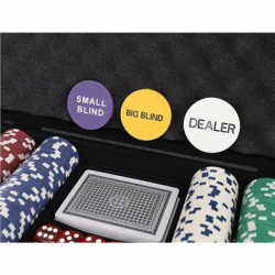 Poker zestaw 300 żetonów w walizce HQ-95595