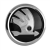 Emblemat znaczek logo Skoda przód tył 90mm-64893