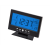 Zegar biurkowy termometr LCD 12.5x5cm  bateryjny-79738