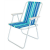 Krzesło plażowe niebieskie paski -88064