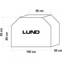 Pokrowiec na grilla 100x60x95cm Lund-101378