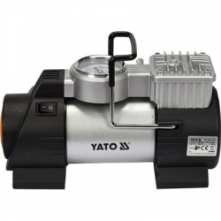 Kompresor samochodowy z lampą led 12V 180W Yato-102399