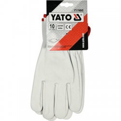 Rękawice ochronne skóra rozm 10 Yato-104393