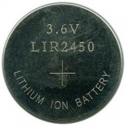 Akumulator LIR2450 120mAh Li-Ion 3.6V-104544