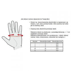 Rękawice ochronne gumowane PVC r10 Vorel-105209