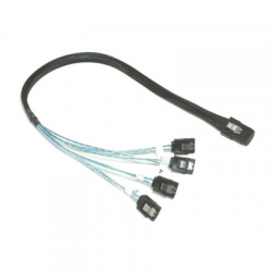 Kabel prosty mini SAS SFF-8087 - 4x SATA 0,5M-106286