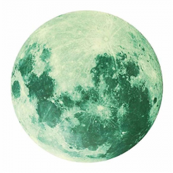 Naklejka naścienna fluorescencyjna księżyc 30cm-108828