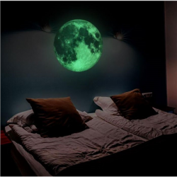 Naklejka naścienna fluorescencyjna księżyc 30cm-108830