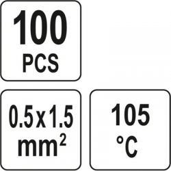 Koszulki termokurczliwe z cyną 0.5-1.5mm2 100szt-110861