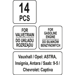 Blokada rozrządu Opel Saab Chevrolet 2.0 2.4 Yato-111301
