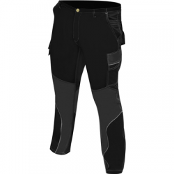Spodnie robocze z elastanem odblaski czarne M Yato-111801