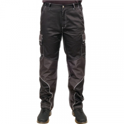 Spodnie robocze z elastanem odblaski czarne L Yato-111816