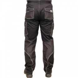 Spodnie robocze z elastanem odblaski czarne L Yato-111817