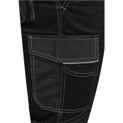 Spodnie robocze z elastanem odblaski czarne L Yato-111820
