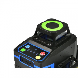 Laser samopoziomujący 3D 360 12x zielone linie-112247