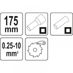 Szczypce zaciskarka konektorów tulejowych 0.2-10mm-112987