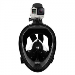 Maska do nurkowania snorkowania S/M czarna-113057
