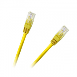 Kabel UTP 8c wtyk-wtyk 1m CCA żółty cat.6e-114830