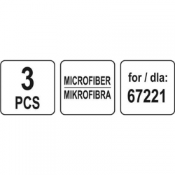 Mikrofibra do mopa parowego 67221 3szt Lund-115680