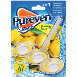 Zawieszka do WC Pureven Cristal Lemon 51g-116016