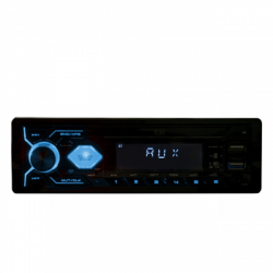 Radio samochodowe 1din USB MICRO SD BT niebieskie-120396