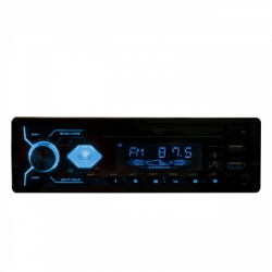 Radio samochodowe 1din USB MICRO SD BT niebieskie-120397