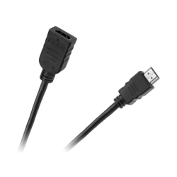 Kabel połączeniowy HDMI wtyk - HDMI gniazdo 0.5m-123450