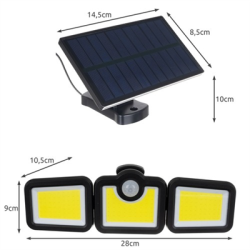Lampa solarna uliczna z panelem zewnętrznym Izoxis-126909