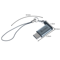 Adapter przejściówka USB-C - microUSB B 2.0-127553